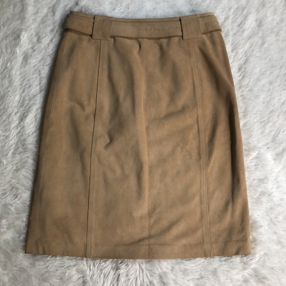 Michael Kors Vintage 2004 Leather Suede Skirt 🔥 - Picture 9 of 9